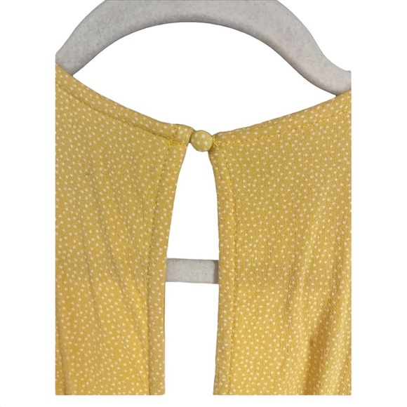 Abercrombie & Fitch Mustard Yellow Shorts Romper Size Small - Picture 4 of 7